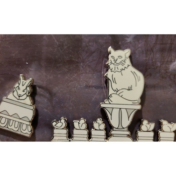 Disney Pin Haunted Mansion  Pet Cemetery Dog Cat O'Pin House Boxed 5 pins LE 250 - Picture 3 of 5